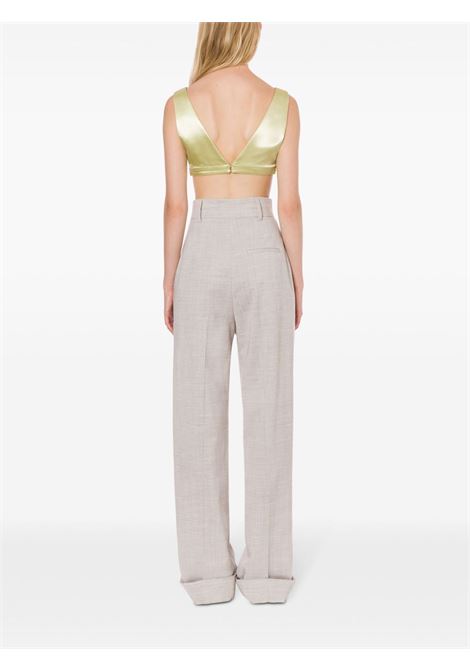 Citrone yellow V-neck top Philosophy Di Lorenzo Serafini - women PHILOSOPHY DI LORENZO SERAFINI | 080307210021